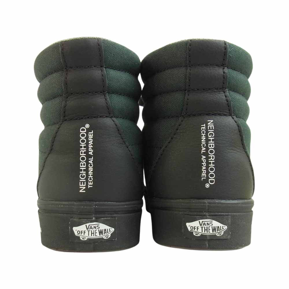 VANS バンズ NEIGHBORHOOD 211BWVNN-FMW01 COMFYCHUSH SK8-HI ネイバーフッド スケートハイ ブラック系 8.5【美品】【中古】