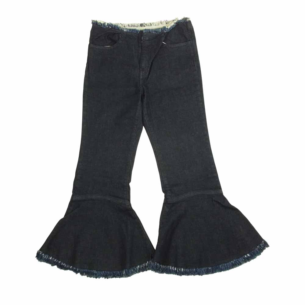 イエナ ラ ブークル フリッジ デニム パンツ インディゴブルー系 38【中古】