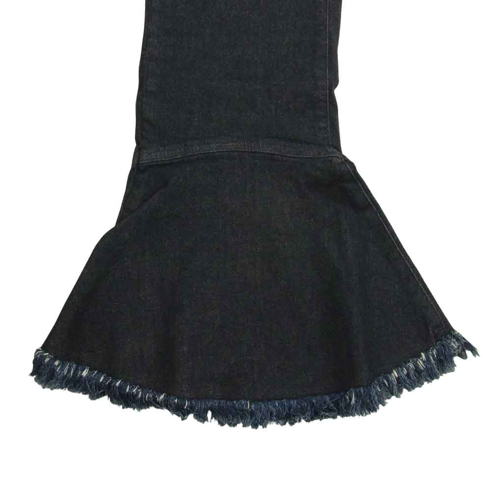 イエナ ラ ブークル フリッジ デニム パンツ インディゴブルー系 38【中古】