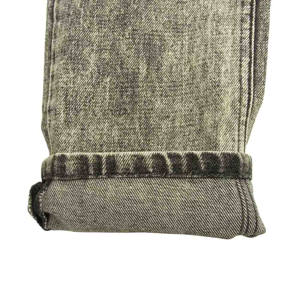 JOHN LAWRENCE SULLIVAN ジョンローレンスサリバン ケミカルウォッシュ デニム パンツ ブラック系 32【新古品】【未使用】【中古】