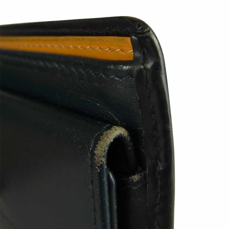 エッティンガー 財布二つ折り ブライドルレザー - 折り財布