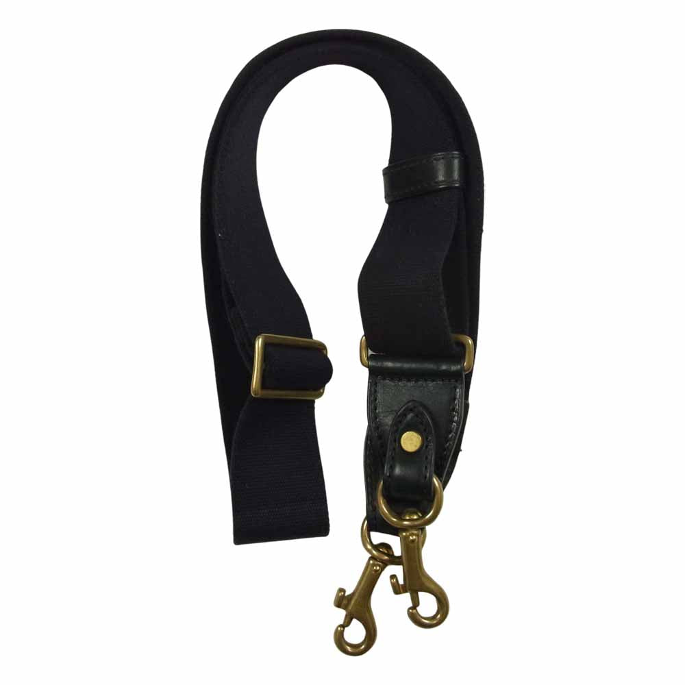 GANZO ガンゾ CINTURA チントゥーラ レザー ナイロン 切替 2WAY トート ショルダー バッグ ネイビー系【中古】