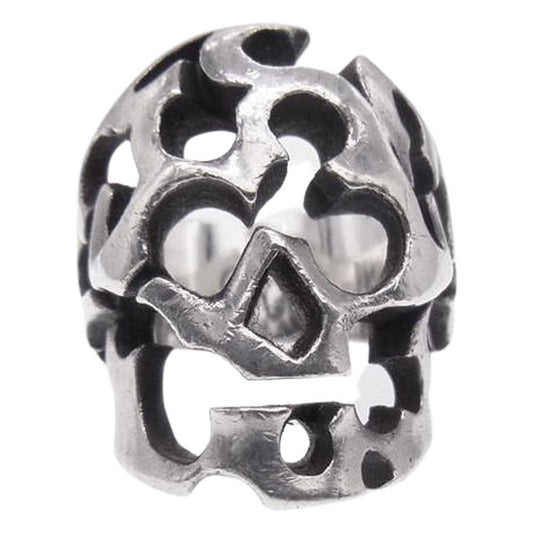 ARGENT GLEAM アージェントグリーム LIQUID リキッド トライバルスカル リング シルバー系 18号【中古】