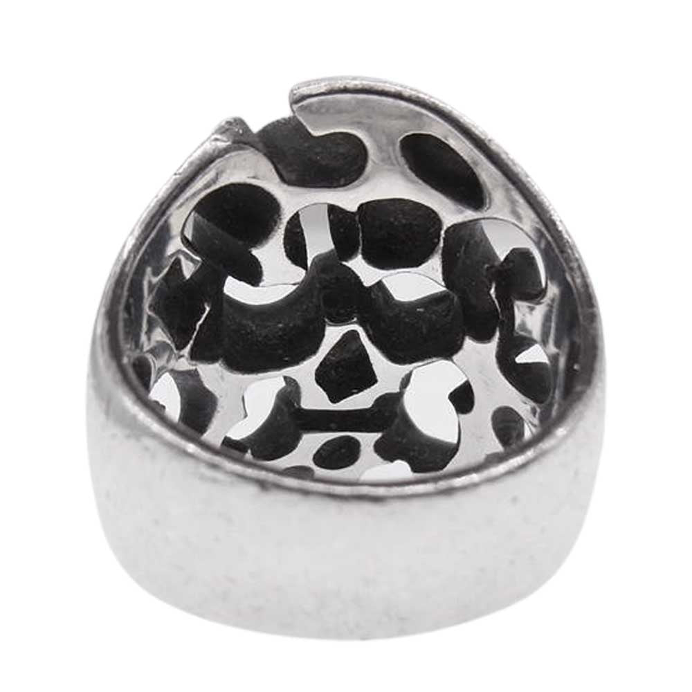 ARGENT GLEAM アージェントグリーム LIQUID リキッド トライバルスカル リング シルバー系 18号【中古】