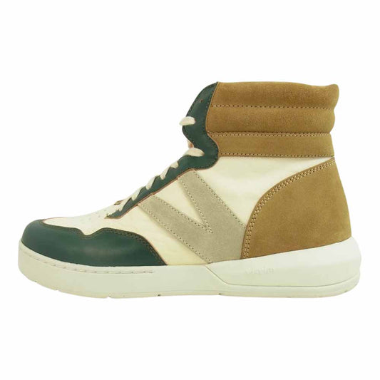 VISVIM ビズビム 0121201001007 CHAMBERLAIN HI ハイカットスニーカー グリーン系 ベージュ系 US11【極上美品】【中古】