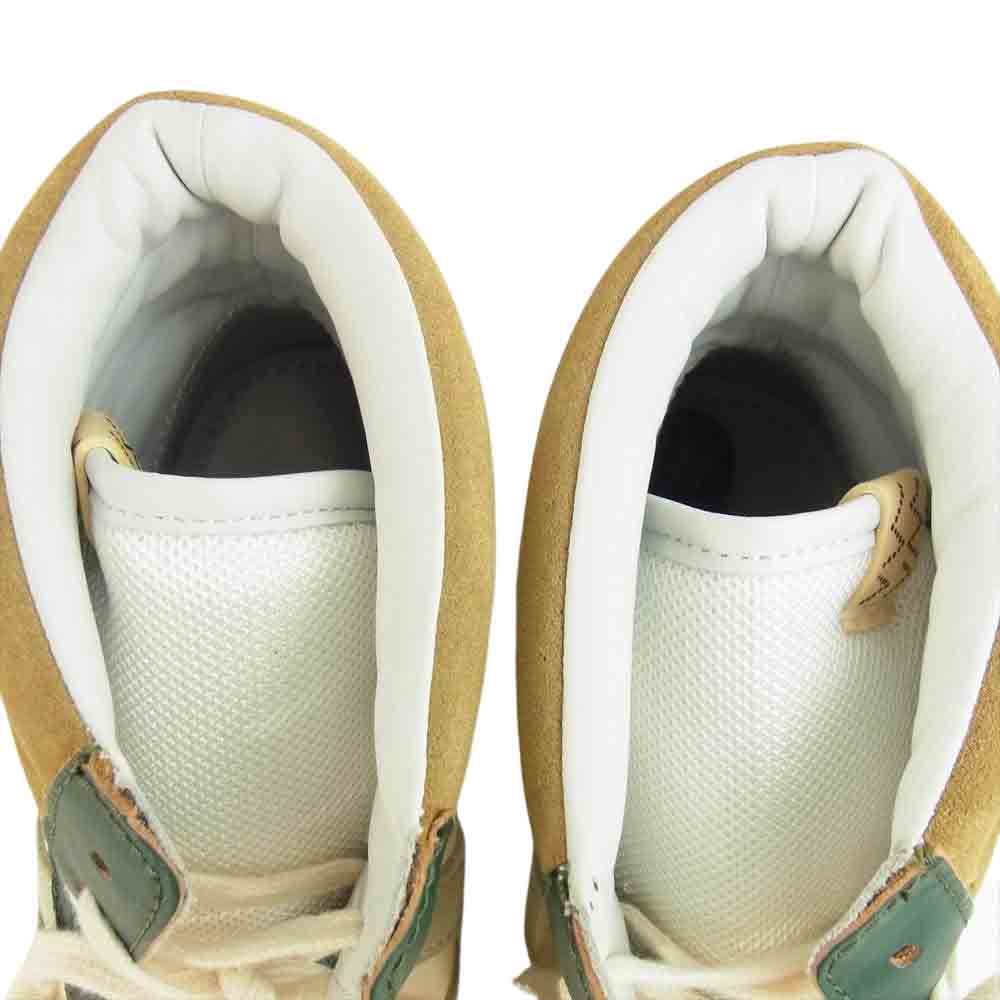 VISVIM ビズビム 0121201001007 CHAMBERLAIN HI ハイカットスニーカー グリーン系 ベージュ系 US11【極上美品】【中古】