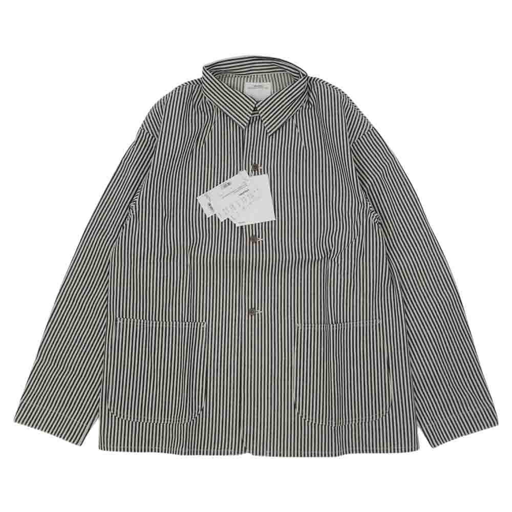 VISVIM ビズビム 22SS 0122105006005 SS COVERALL HICKORY UNWASHED ヒッコリー カバーオール ストライプ 3【新古品】【未使用】【中古】