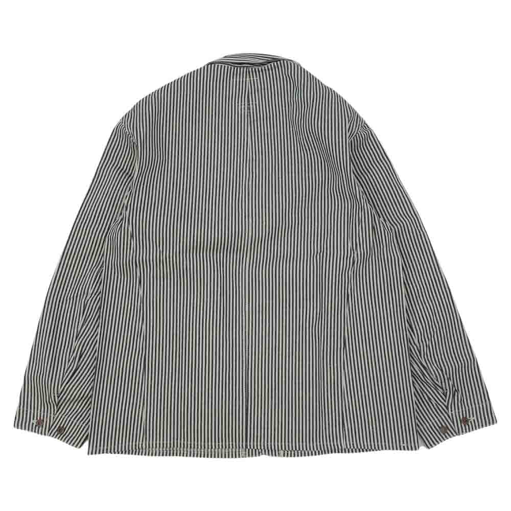 VISVIM ビズビム 22SS 0122105006005 SS COVERALL HICKORY UNWASHED ヒッコリー カバーオール ストライプ 3【新古品】【未使用】【中古】