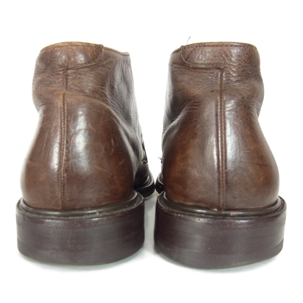 チーニー UNITED ARROWS ユナイテッドアローズ 別注 ダイナイト ソール ウィングチップ チャッカ ブーツ ブラウン系 38【中古】