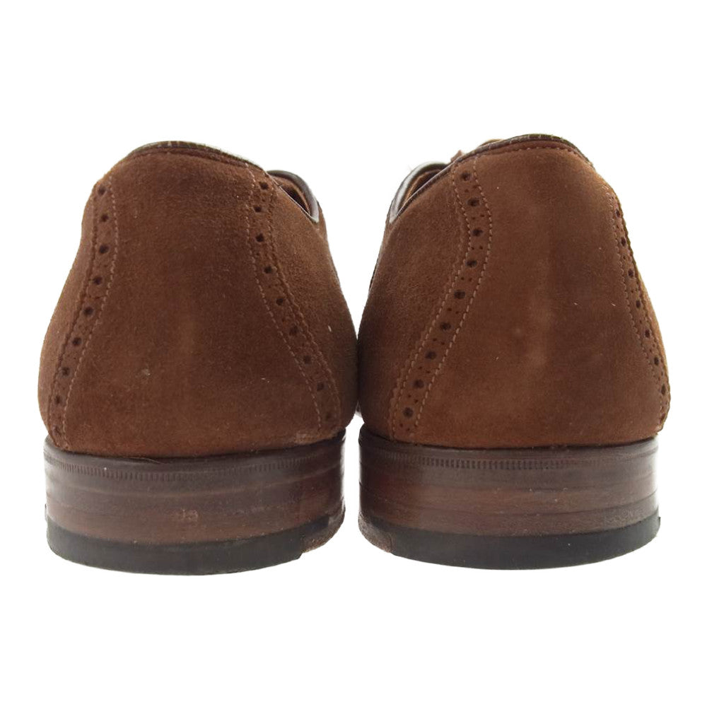 Tricker's トリッカーズ AVON HOUSE エーボンハウス 別注 スエード レザー シューズ ブラウン系 8【中古】