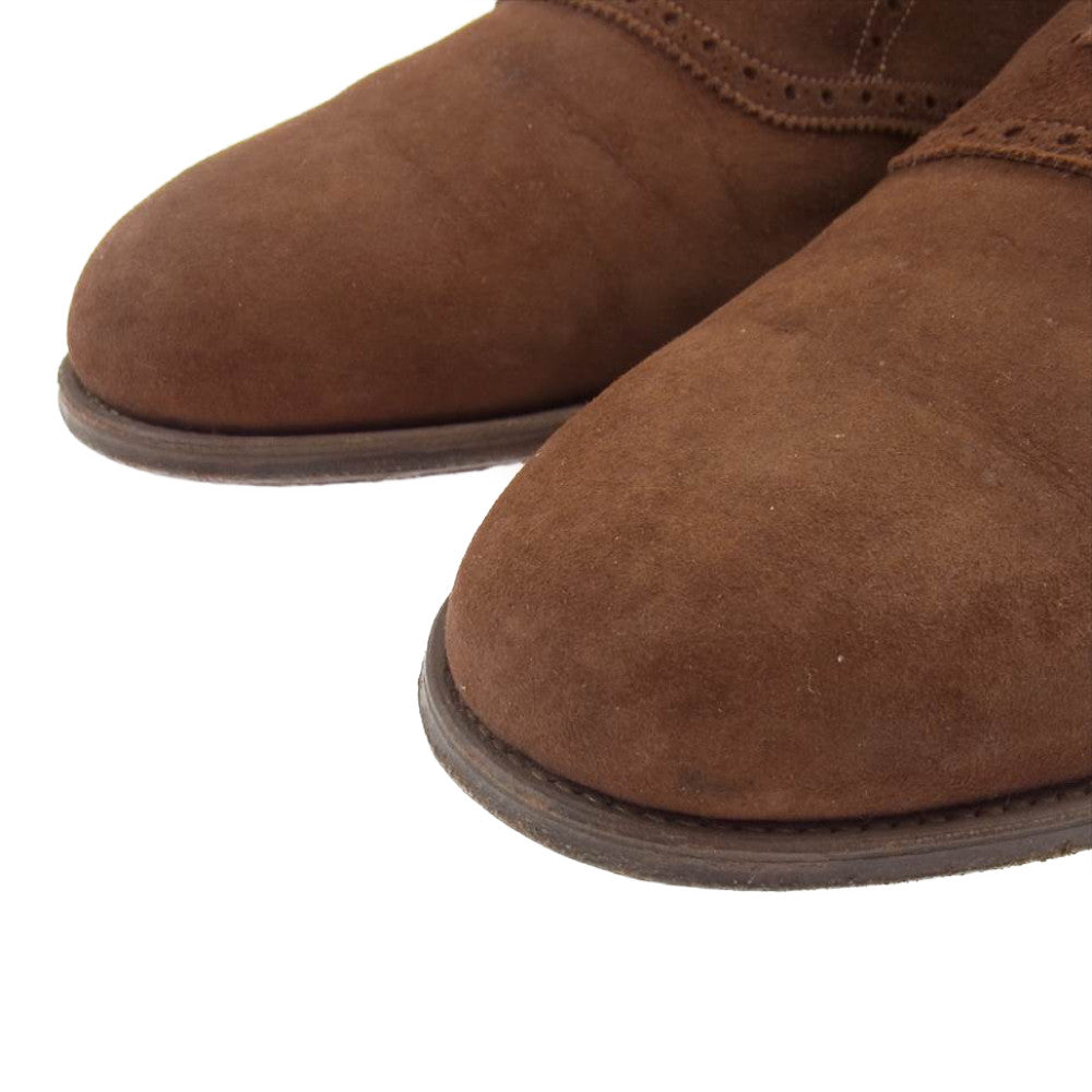 Tricker's トリッカーズ AVON HOUSE エーボンハウス 別注 スエード レザー シューズ ブラウン系 8【中古】