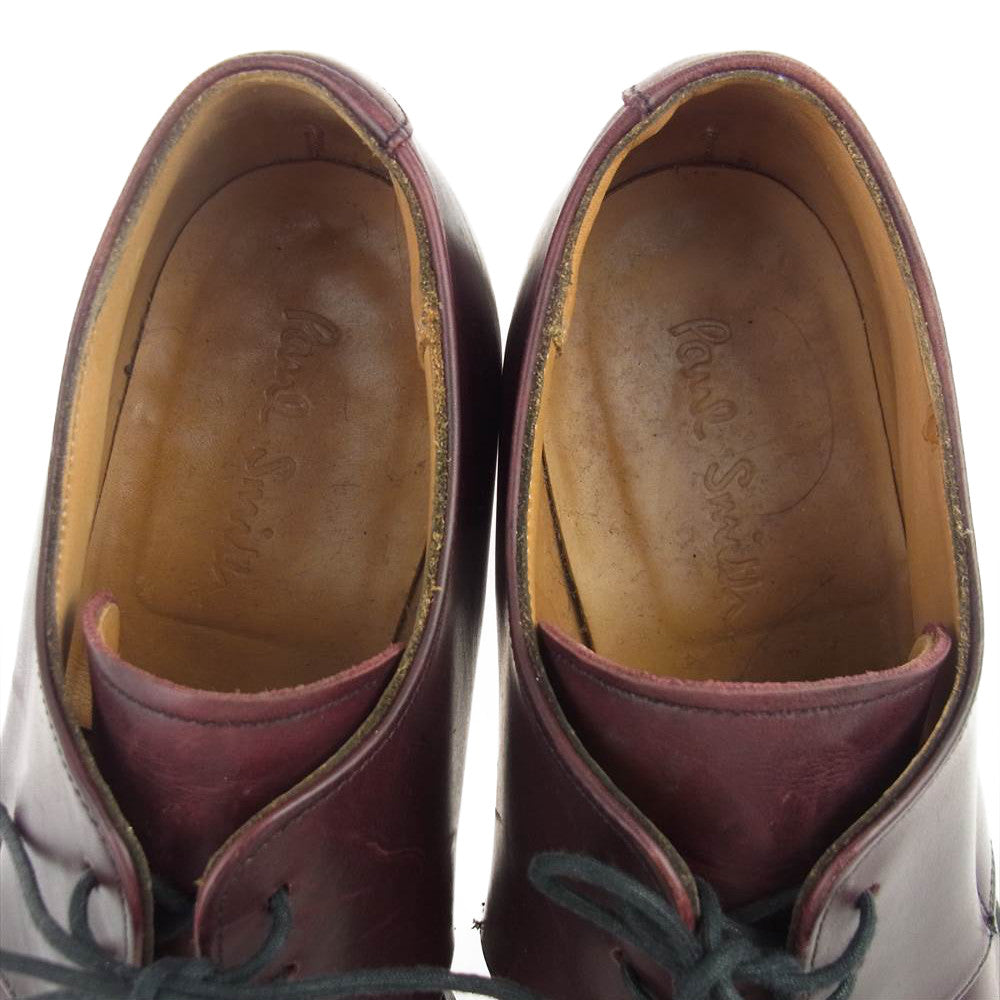 Paul Smith ポール・スミス レザー 3ホール シューズ ブラウン系 7.5【中古】