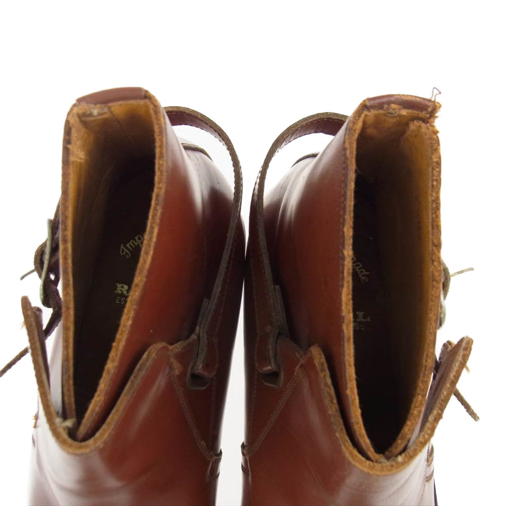 REGAL リーガル レザー ジョッパー ブーツ ブラウン系 25EE【中古】