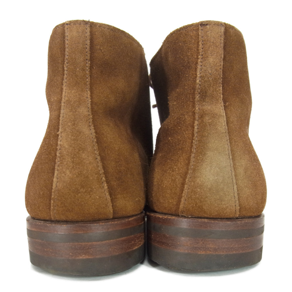 CROCKETT&JONES クロケットアンドジョーンズ × BARNEYS NEW YORK バーニーズニューヨーク スエード ティッカ ブーツ ダイナイト ソール ブラウン系 6 1/2【中古】