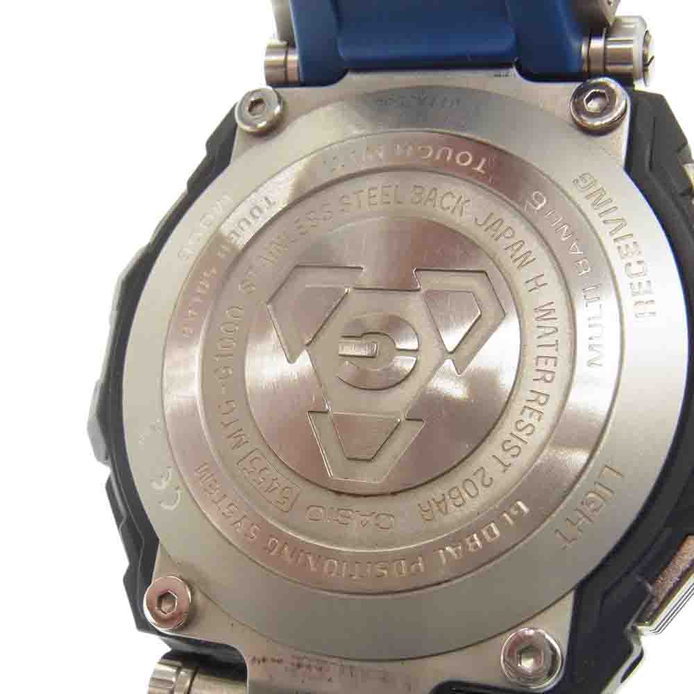 G-SHOCK ジーショック MTG-G1000D-1A2JF GPS ハイブリッド 電波ソーラー  シルバー系【中古】