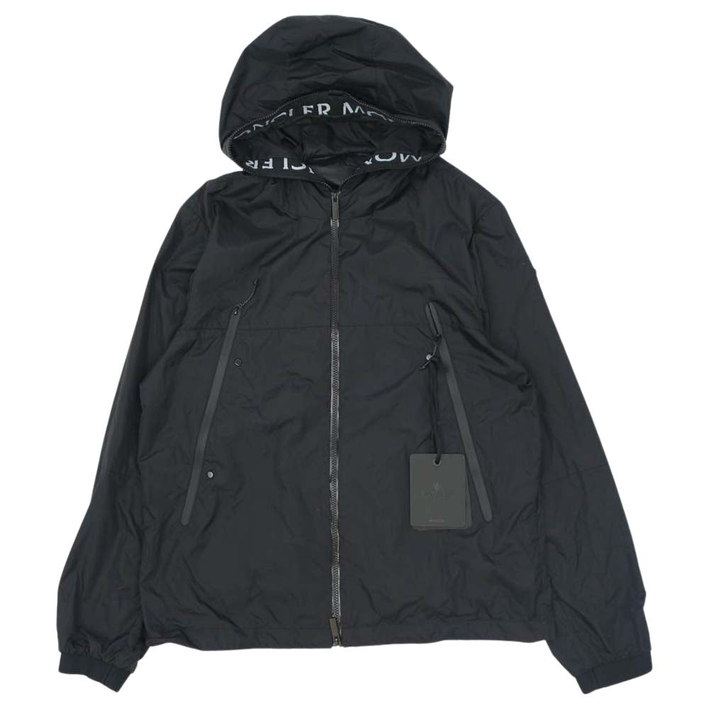 MONCLER モンクレール 22SS H10911A00101 68352 モンクレールジャパンタグ JUNICHI GIUBBOTTO フードロゴ刺繍 ナイロン フーデッド レインジャケット ブラック系 4【極上美品】【中古】