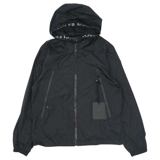 MONCLER モンクレール 22SS H10911A00101 68352 モンクレールジャパンタグ JUNICHI GIUBBOTTO フードロゴ刺繍 ナイロン フーデッド レインジャケット ブラック系 4【極上美品】【中古】