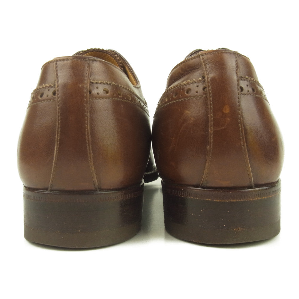 エンツォボナフェ 8746 BEAMS キャップ トゥ シューズ ブラウン系 39.5【中古】
