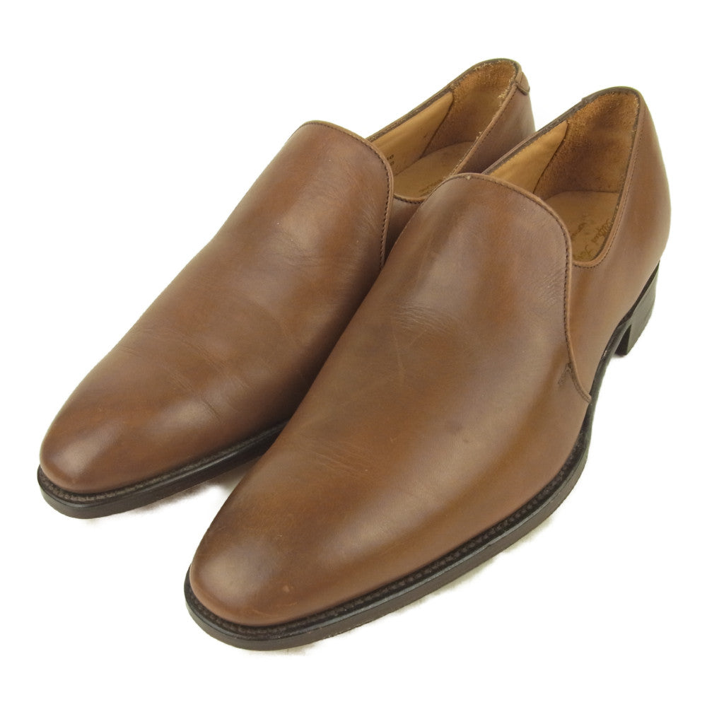 Alfred Sargent アルフレッドサージェント 1965 EX 20136 英国製 レザー スリッポン シューズ ブラウン系 6【中古】