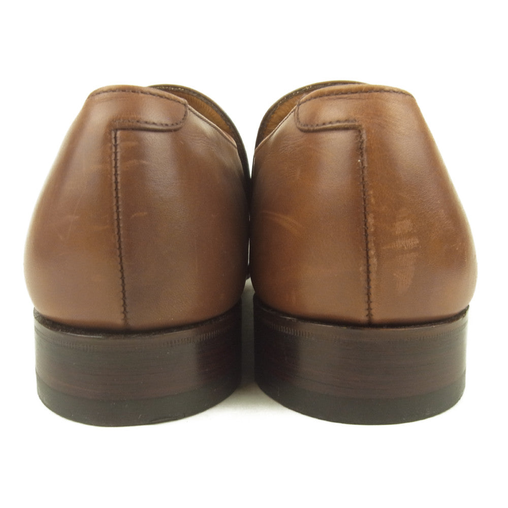 Alfred Sargent アルフレッドサージェント 1965 EX 20136 英国製 レザー スリッポン シューズ ブラウン系 6【中古】
