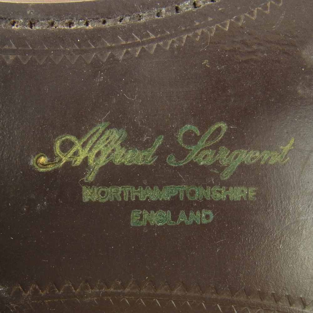 Alfred Sargent アルフレッドサージェント 1965 EX 20136 英国製 レザー スリッポン シューズ ブラウン系 6【中古】