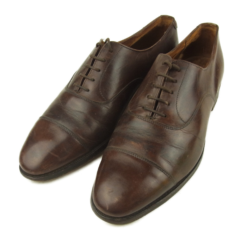 CROCKETT&JONES クロケットアンドジョーンズ 7742 CONNAUGHT コノート キャップ トゥ シューズ ブラウン系 6.5E【中古】