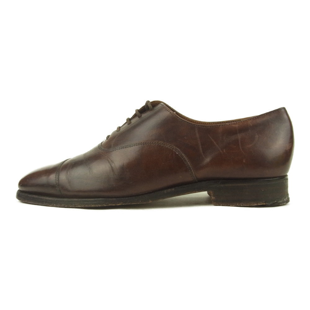 CROCKETT&JONES クロケットアンドジョーンズ 7742 CONNAUGHT コノート キャップ トゥ シューズ ブラウン系 6.5E【中古】