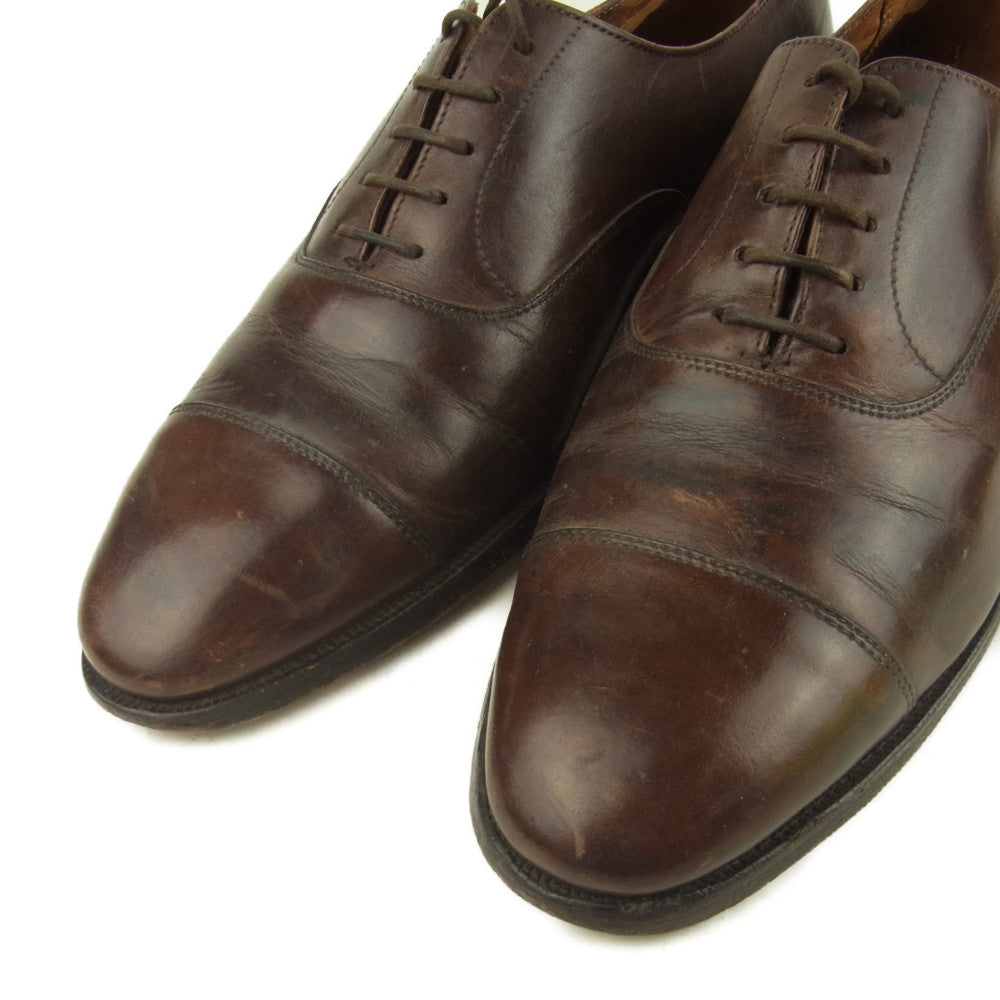 CROCKETT&JONES クロケットアンドジョーンズ 7742 CONNAUGHT コノート キャップ トゥ シューズ ブラウン系 6.5E【中古】