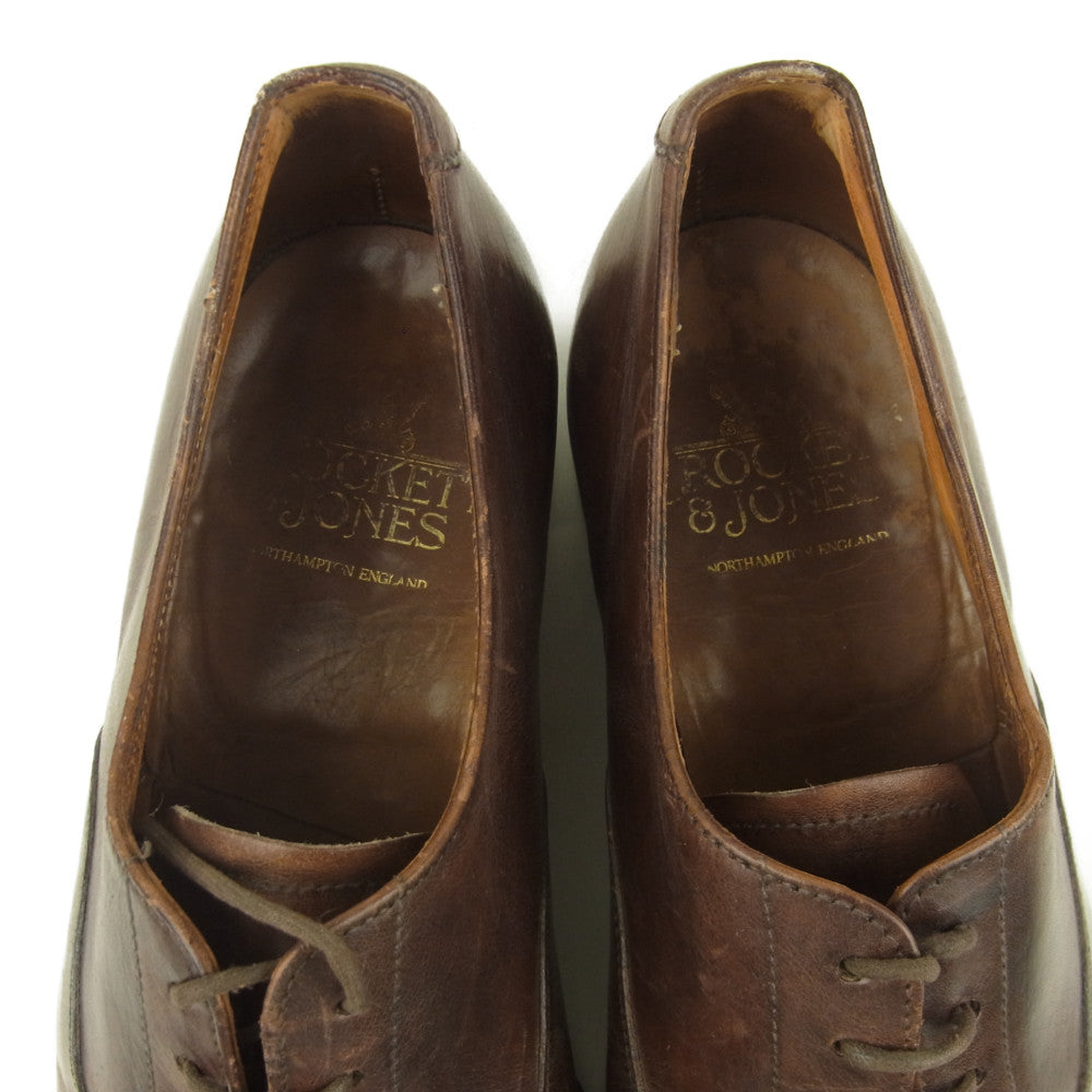 CROCKETT&JONES クロケットアンドジョーンズ 7742 CONNAUGHT コノート キャップ トゥ シューズ ブラウン系 6.5E【中古】