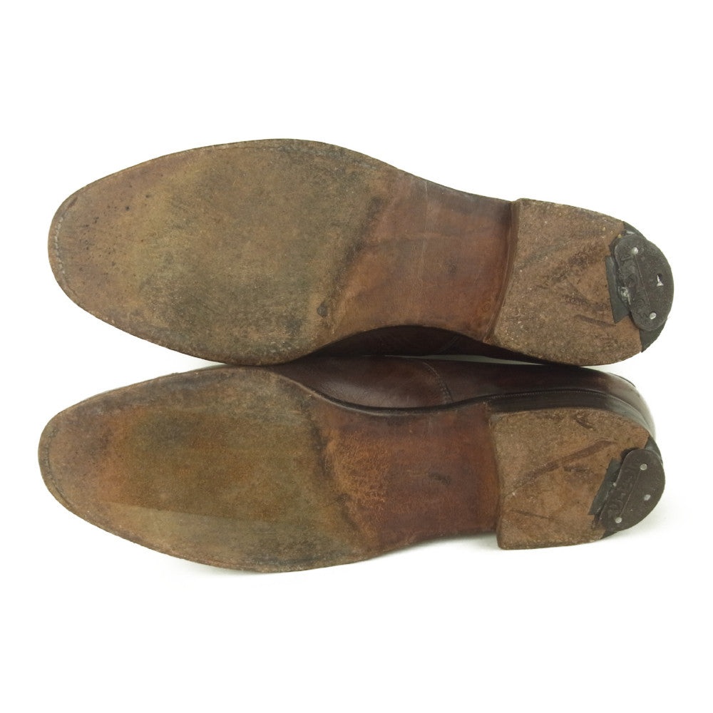 CROCKETT&JONES クロケットアンドジョーンズ 7742 CONNAUGHT コノート キャップ トゥ シューズ ブラウン系 6.5E【中古】