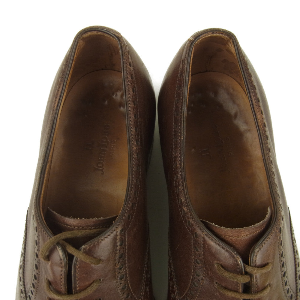 John Lobb ジョンロブ 2166 SEY MOUR キャップ トゥ シューズ ブラウン系 6.5E【中古】