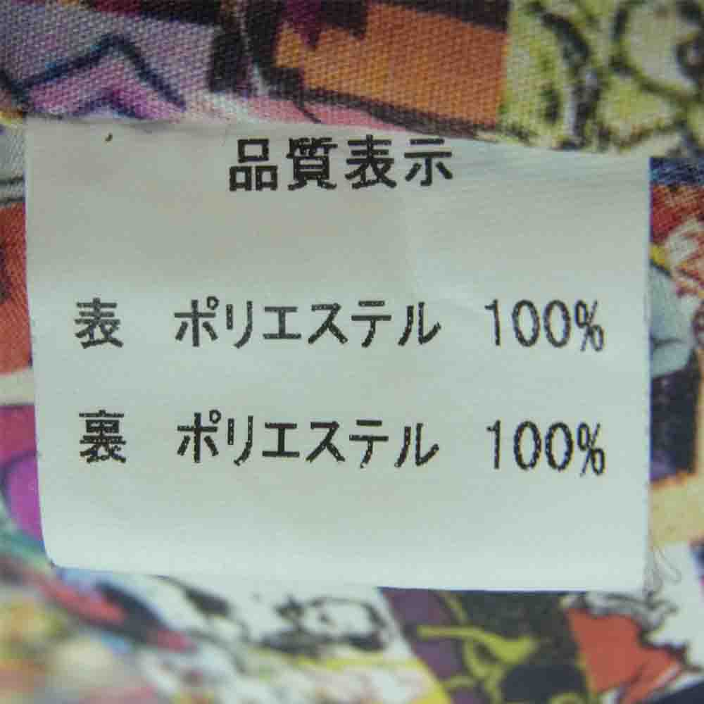 CALEE キャリー 裏地総柄 フェイク スエード コーチ ジャケット ポリエステル 日本製 ブラック系 L【中古】