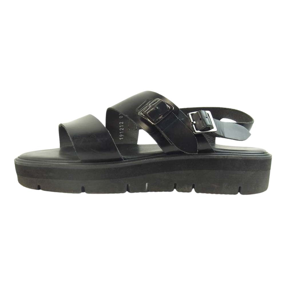 foot the coacher フットザコーチャー 191212 SS BELT SANDALS ベルト サンダル ブラック系 8.5【中古】
