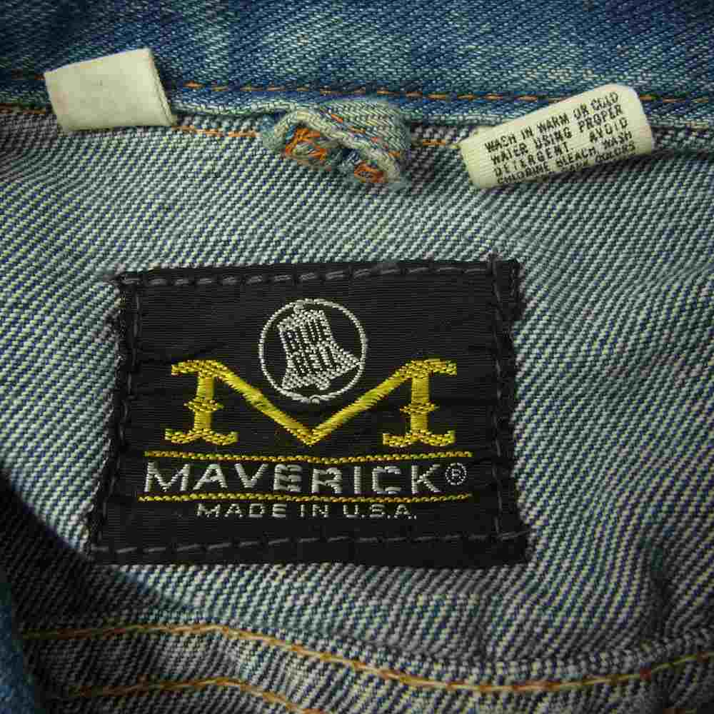 BLUE BLUE ブルーブルー MARVERICK マーベリック デニム ジャケット インディゴブルー系 40【中古】