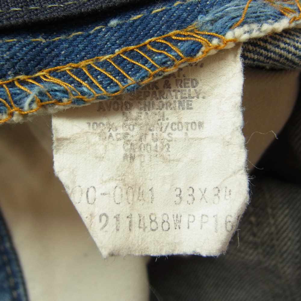 Lee リー 200-0041 70s デニム パンツ 33×34 インディゴブルー系 33【中古】