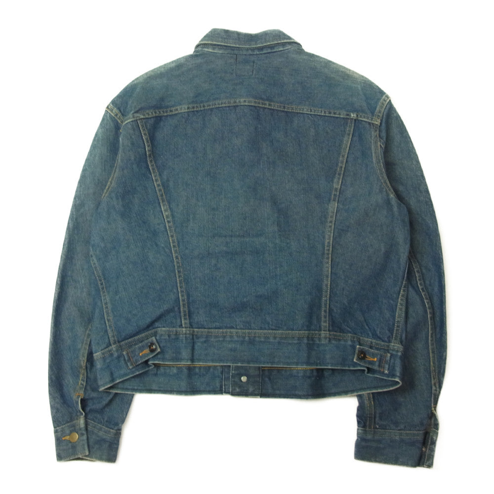 Lee リー PATD-153438 70s 黒タグ デニム ジャケット インディゴブルー