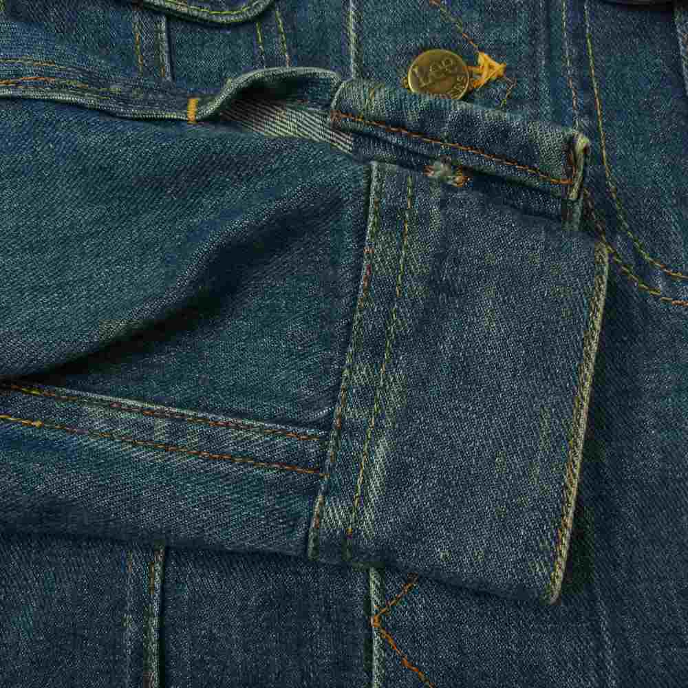 Lee リー PATD-153438 70s 黒タグ デニム ジャケット インディゴブルー系【中古】