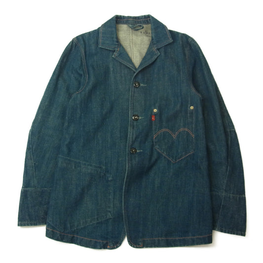 Levi's リーバイス RED レッド デニム ショート コート ジャケット インディゴブルー系【中古】