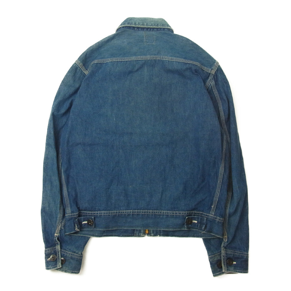 Lee リー 91-R 70s デニムジップ ジャケット インディゴブルー系 40【中古】