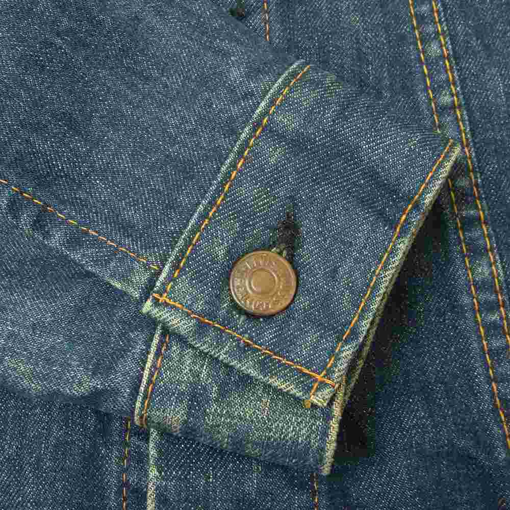 Levi's リーバイス ボタン裏刻印522 BIG E 70505 4TH ジャケット インディゴブルー系【中古】