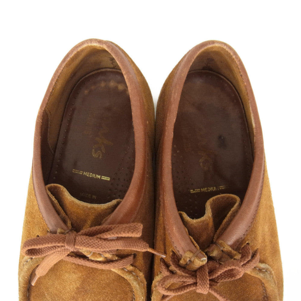 Clarks クラークス アイルランド製 ワラビー スエード シューズ ブラウン系 サイズ表記無【中古】
