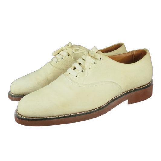 Brooks Brothers ブルックスブラザーズ 英国製 ホワイト バックス プレーン トゥ シューズ ホワイト系【中古】
