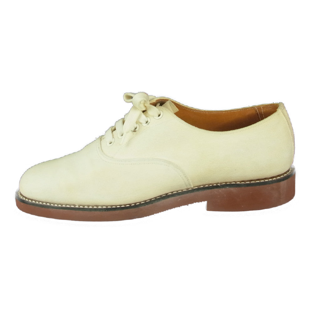 Brooks Brothers ブルックスブラザーズ 英国製 ホワイト バックス プレーン トゥ シューズ ホワイト系【中古】