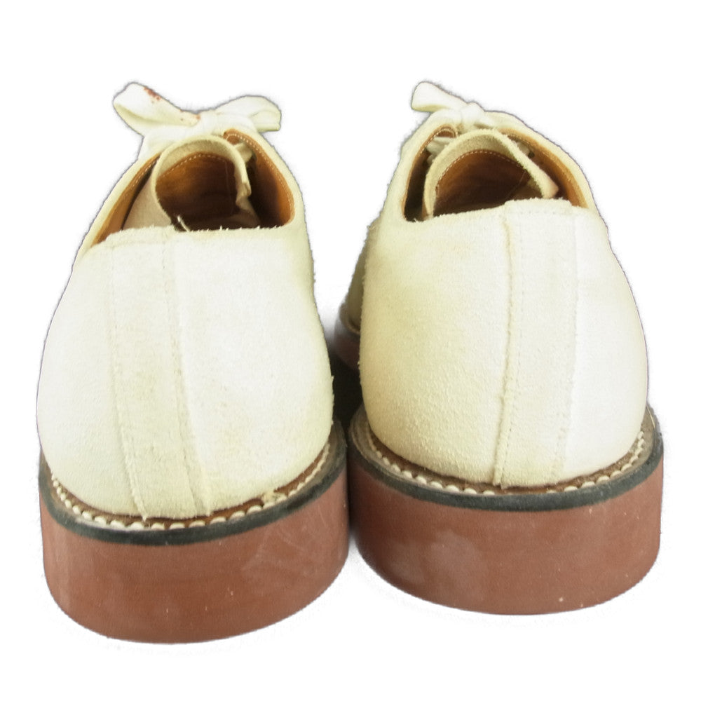 Brooks Brothers ブルックスブラザーズ 英国製 ホワイト バックス プレーン トゥ シューズ ホワイト系【中古】