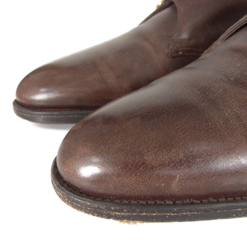 John Lobb ジョンロブ ジョン ロブ パリ シングルモンク モンク ストラップ シューズ ブラウン系 サイズ表記無【中古】
