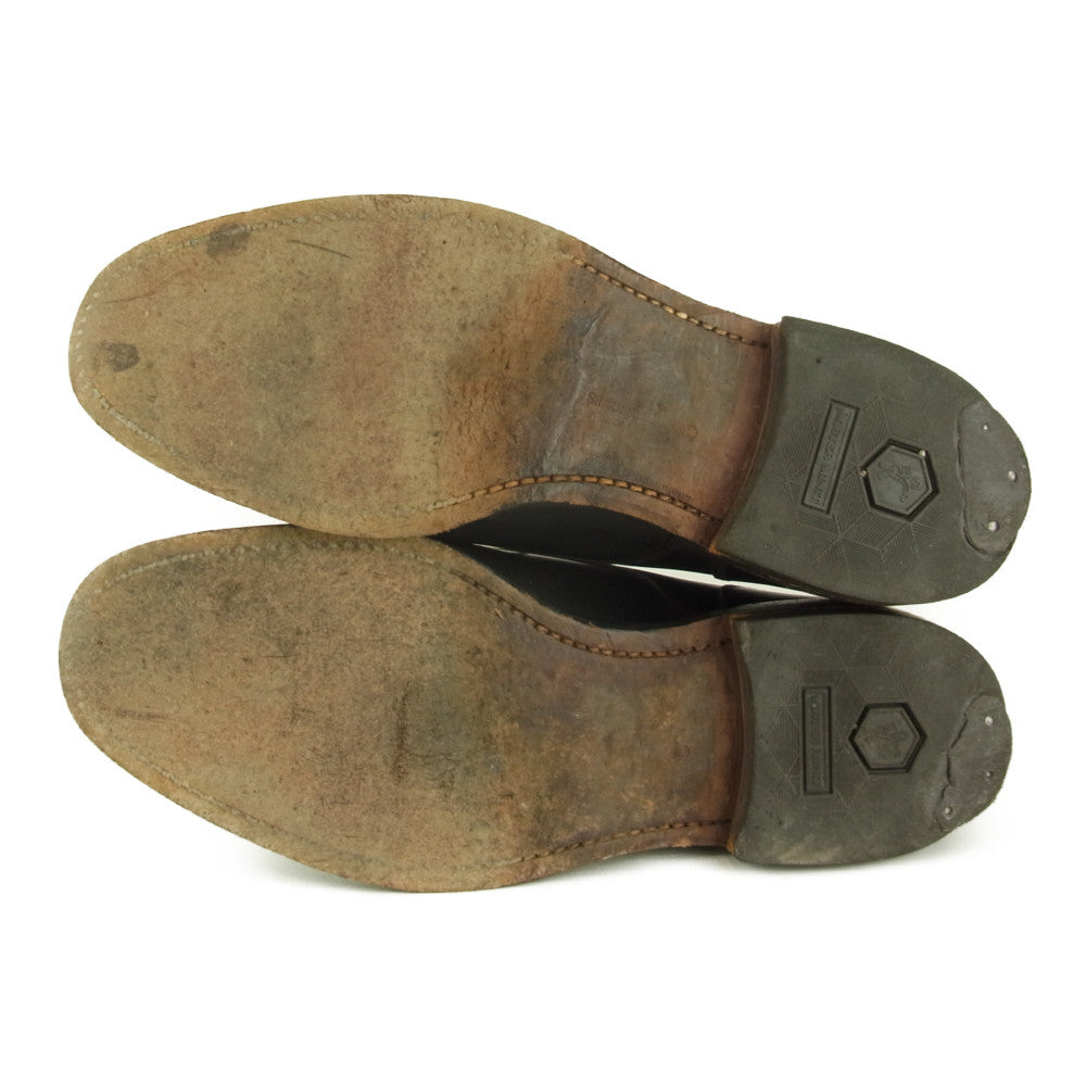 CROCKETT&JONES クロケットアンドジョーンズ 8747 ×SHIPS シップス ONSLOW オンスロー Uチップ シューズ ブラック系 6.5【中古】