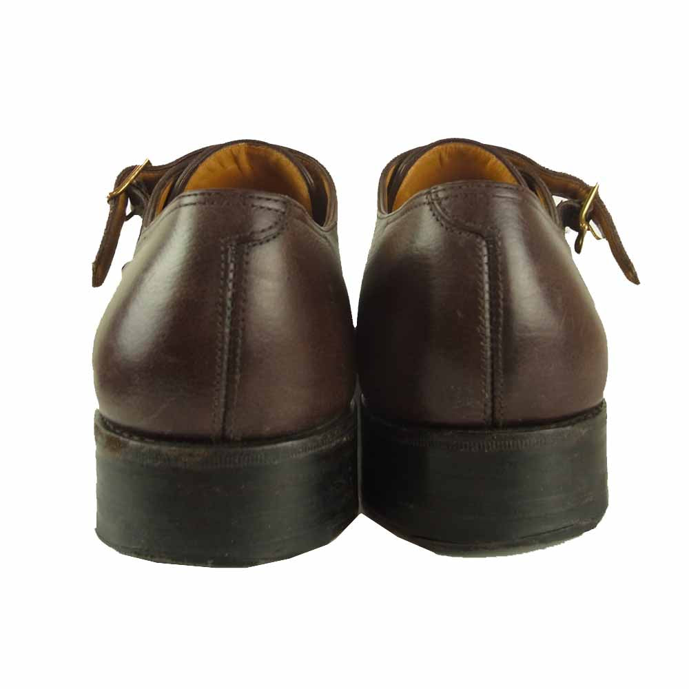 John Lobb ジョンロブ ダブル モンク ストラップ シューズ ブラウン系 6.5【中古】