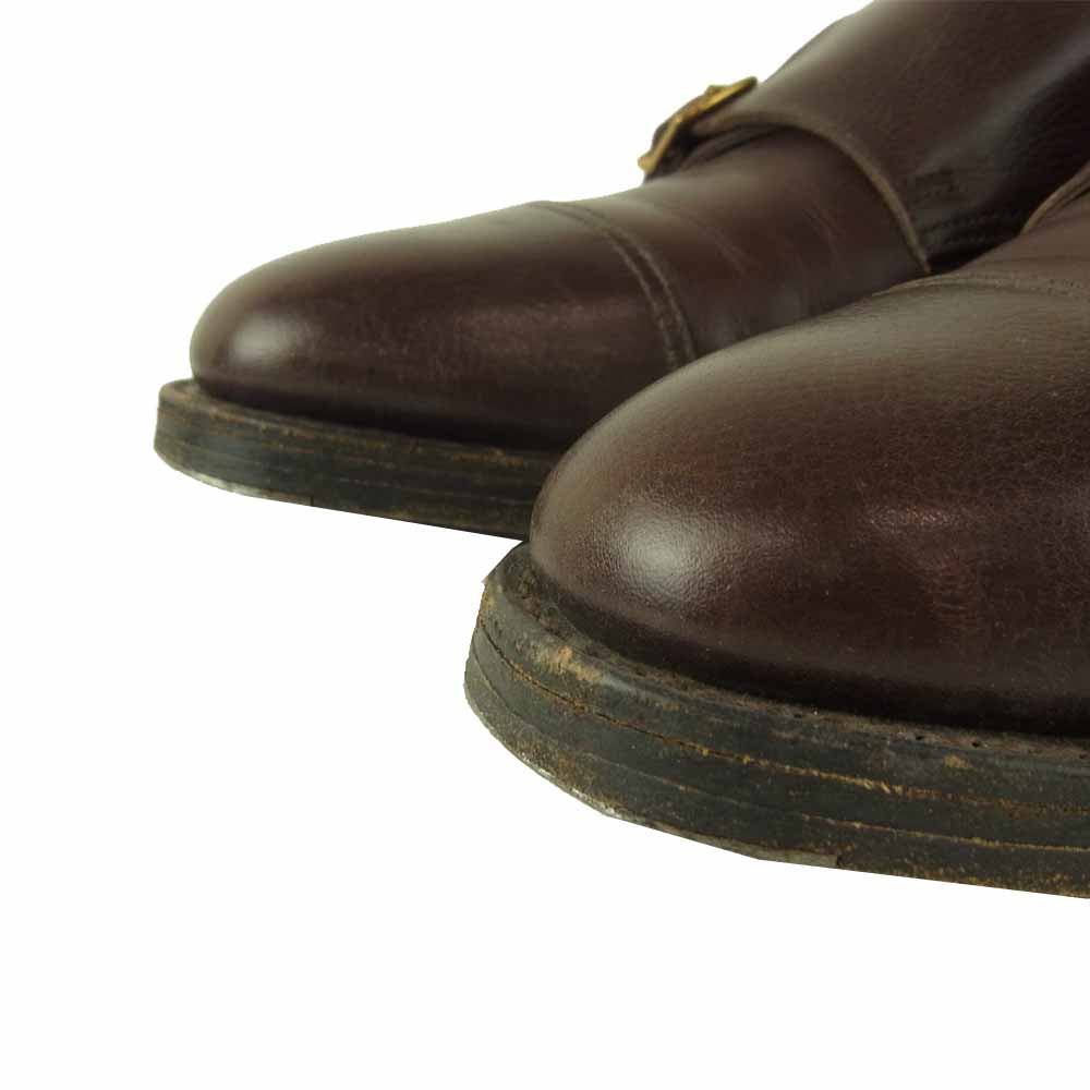 John Lobb ジョンロブ ダブル モンク ストラップ シューズ ブラウン系 6.5【中古】