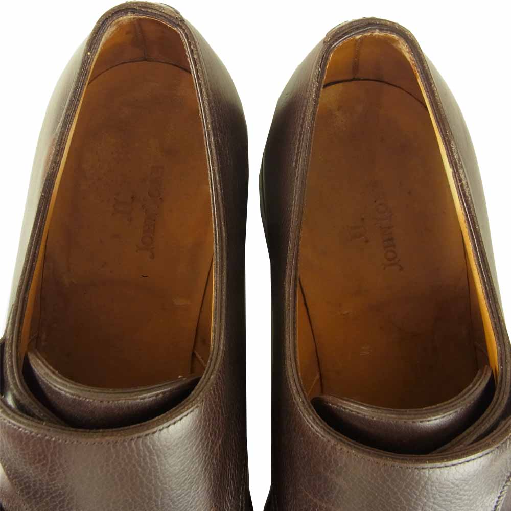 John Lobb ジョンロブ ダブル モンク ストラップ シューズ ブラウン系 6.5【中古】
