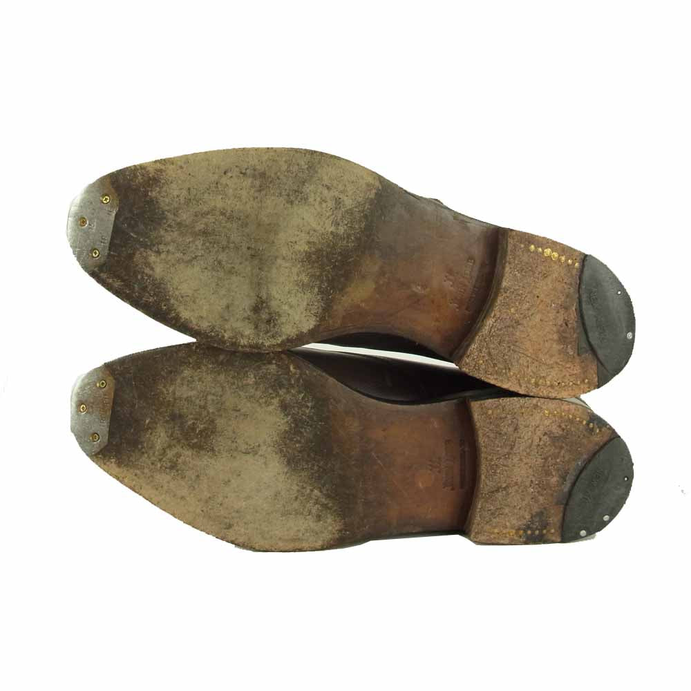 John Lobb ジョンロブ ダブル モンク ストラップ シューズ ブラウン系 6.5【中古】